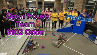 FTC Open House Test Game Team 9102 Orion (I’m a bad driver) #ftc 