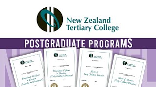 Postgraduate Qualifications - New Zealand Tertiary College (NZTC)