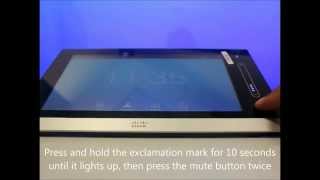 Factory reset Touch 8   Control Pannel