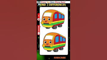 🔎FIND 3 Differences! #shorts #229