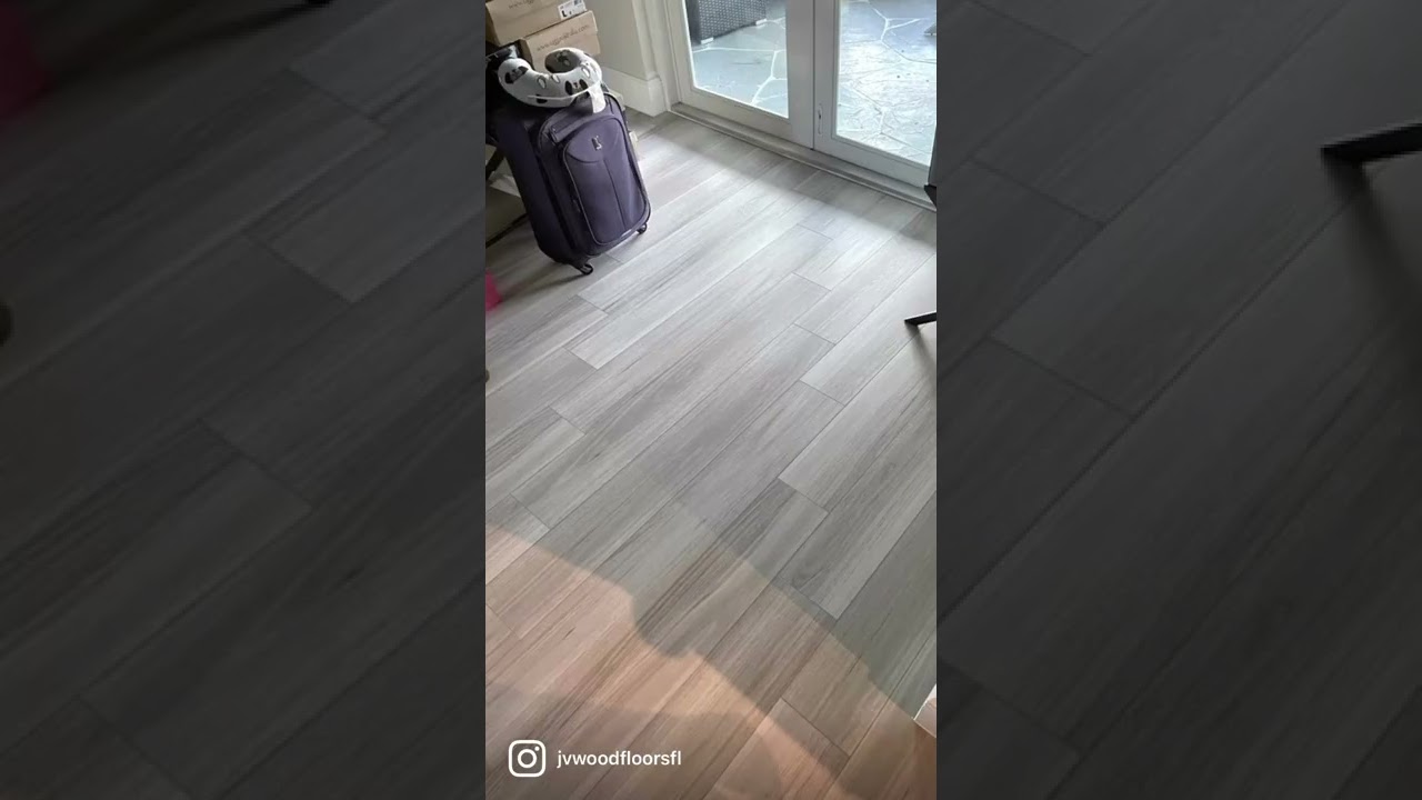 GREY BEACH luxury Vinyl Flooring!! 100% Waterproof