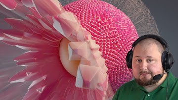 Blender Geometry Nodes Random Scale Flower Seeds - 4K