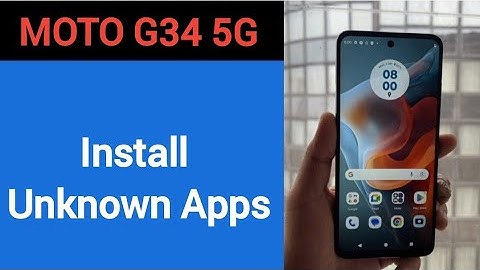 How to install unknown apps, install APK, Moto G34 5G me third party app install kaise karen, app in