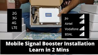 Mobile Signal Booster Installation | 2G 3G 4G & LTE Signal Booster For Home. Learn in 2 Mins. screenshot 5