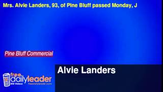 Alvie Landers