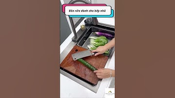 Nhà bếp nhỏ thì lắp bồn rửa thế nào cho hiệu quả - TBVSCH #thietbivesinh #bonruabat