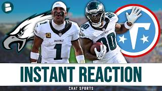 🚨JALEN HURTS IS HIM!!! Eagles STUN The Titans For Epic Comeback Win | Eagles vs. Titans Reaction