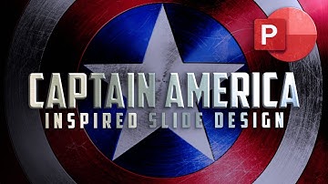 Captain America 😱Inspired  PowerPoint Slide Design | Part 01