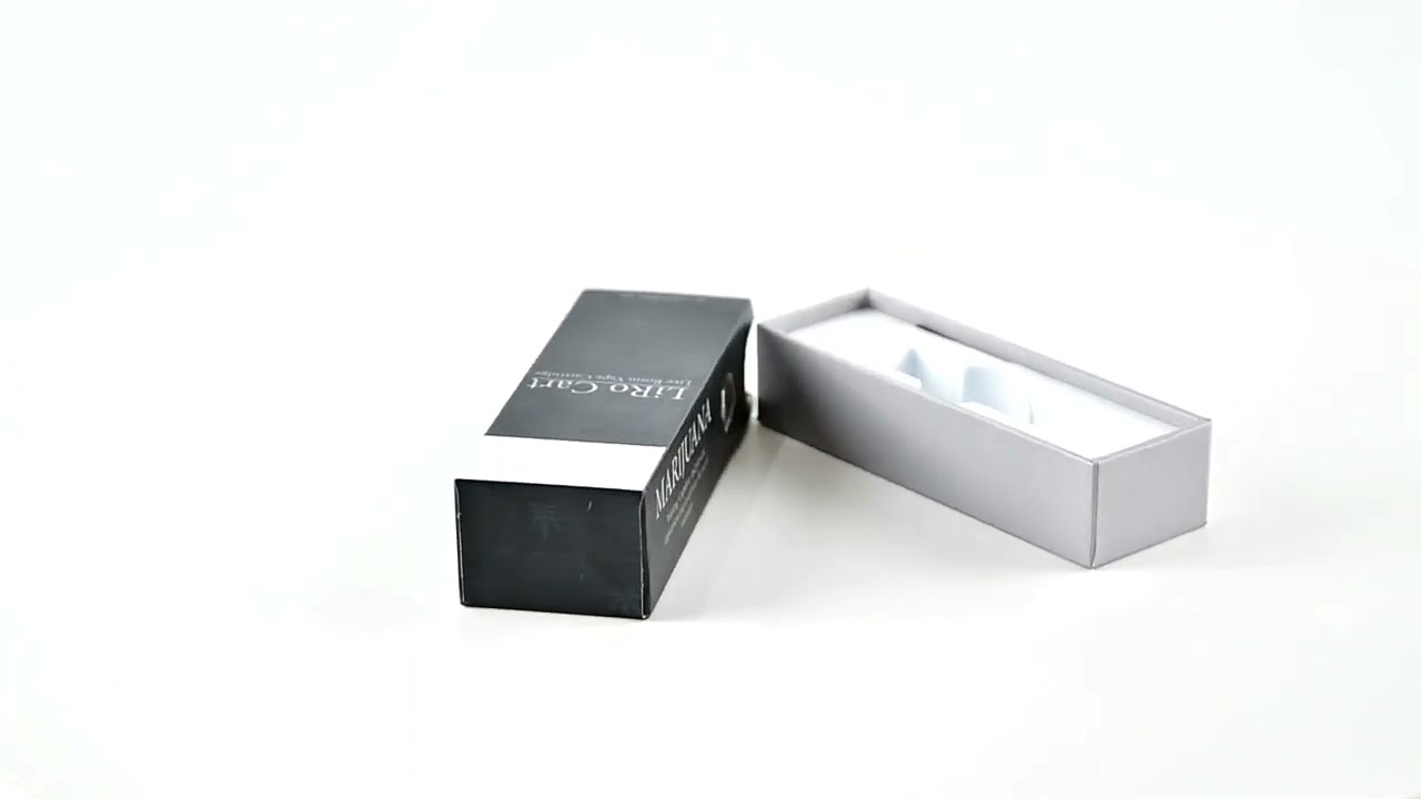 Customized Child Resistant Child Proof Cardboard Drawer Box for Vape Cartridge Packaging
