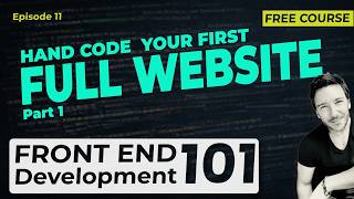 Hand Code Your First Website from Scratch - Coding for Beginners