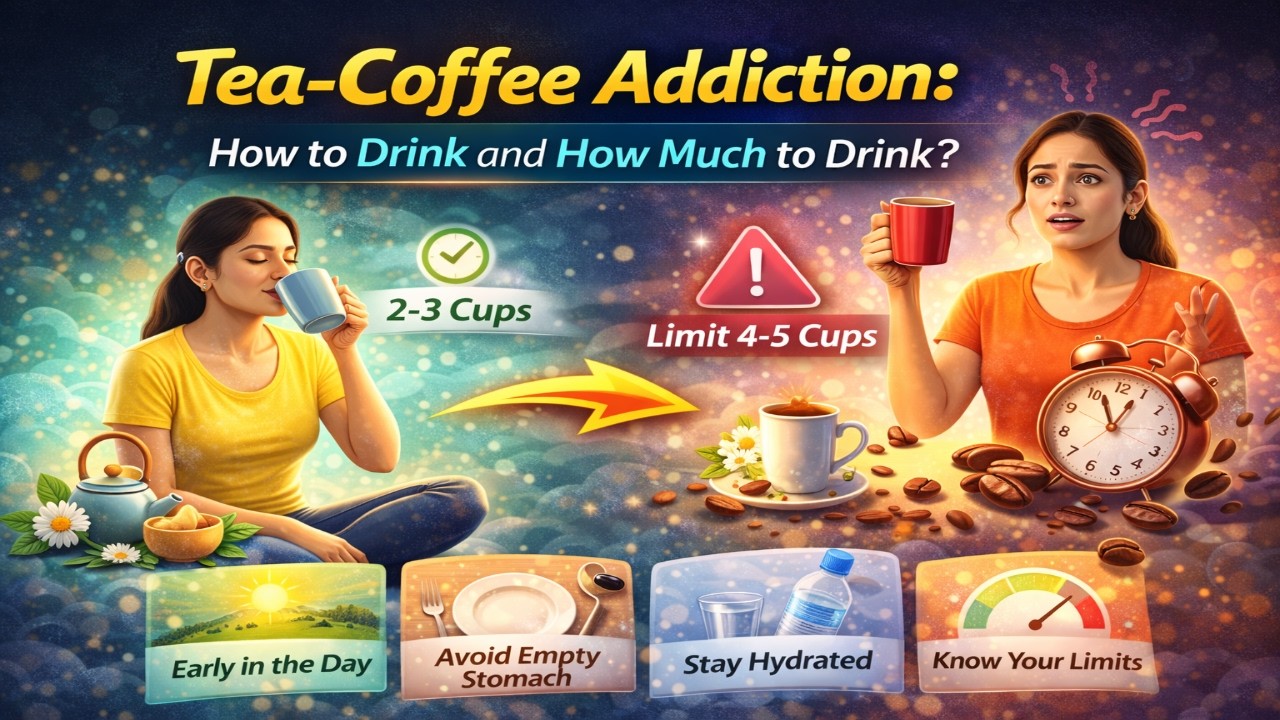 How Much Caffeine is Too Much? | Tea & Coffee: Health Benefits vs Side ...