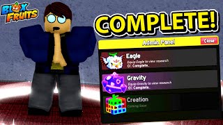 HOW TO UNLOCK UPGRADE ALL EAGLE AND GRAVITY FORM BLOX FRUITS!