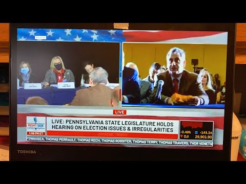 11/25生配信　ペンシルバニア州議会不正選挙公聴会について