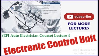Lecture 4 EFI Electronic Fuel Injection Course | Topic Electronic Control Unit ECU Tutorial Urdu
