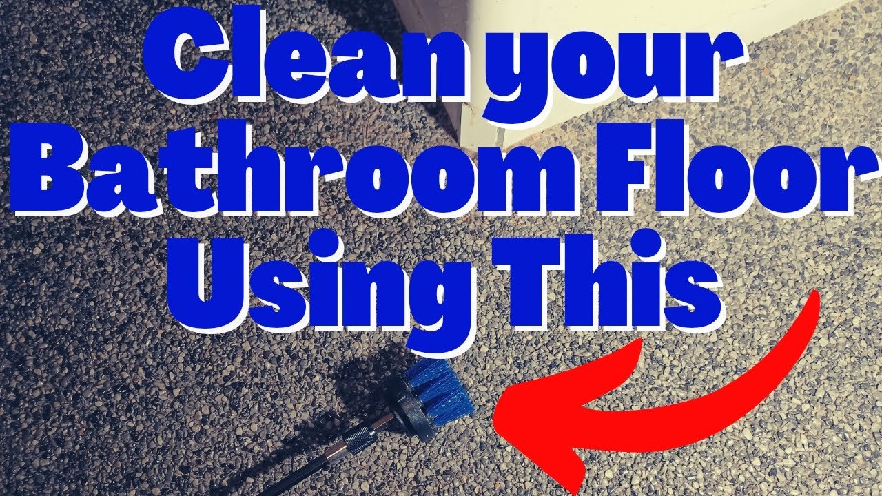 How To Clean Bathroom Floor Grout YouTube