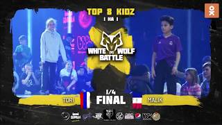 Tori VS Malik | KIDZ 1/4 FINAL ►WHITE WOLF BATTTLE◄ BELARUS 2018