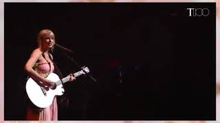 Taylor swift delicate live + speech on times magazine