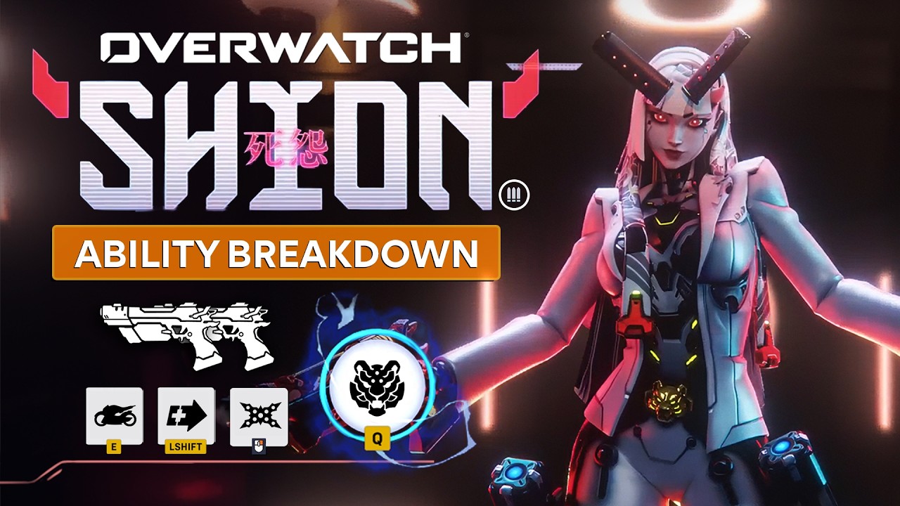 Overwatch - EVERY SHION ABILITY | Full Breakdown Guide & Tips
