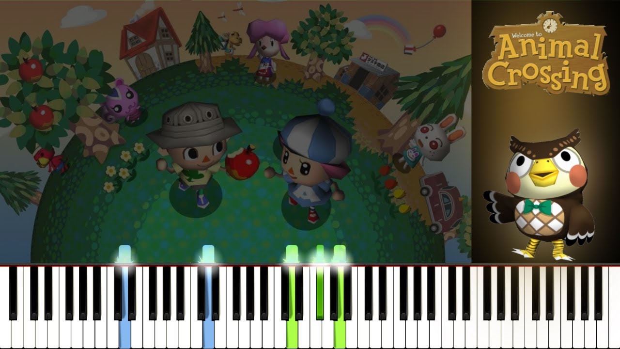 Animal Crossing: The Roost | Piano Tutorial | Synthesia | How to play