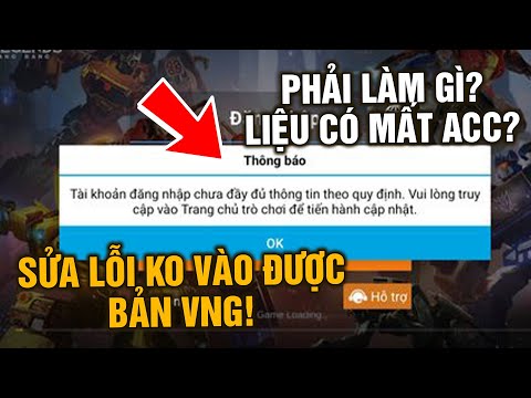 #1 Tốp Mỡ | SỬA LỖI KHÔNG VÀO ĐƯỢC Mobile Legends Bản VNG trong 5 Phút! Mới Nhất