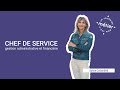 Sylvie Cassiere, chef de service gestion administrative et financière