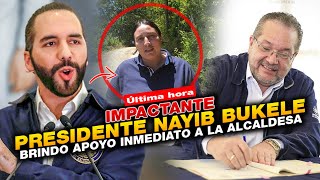 PRESIDENTE BUKELE LO VUELVE HACER ALCALDESA DE LA PALMA CHALATENANGO INICIA PROYECTO AGUA ...