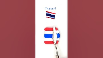 What color do mixed flags make? #satisfyingart #colormixing #paintmixing #asmr #asmart #shorts