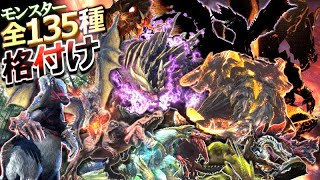 【MHRise】最新版"ランク付け！通常モンスターから古龍級生物,古龍,禁忌まで一挙135種類が参戦！【モンハンライズ/モンハン解説シリーズ】