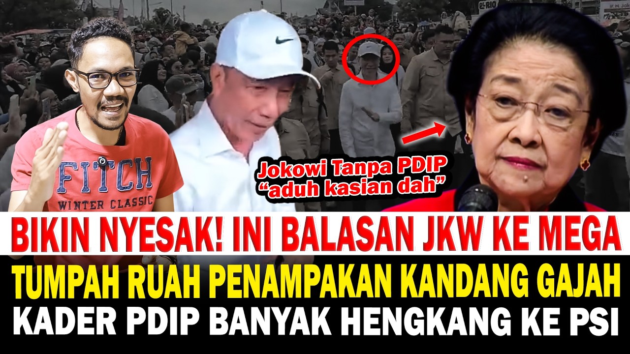 Bikin Nyesak! Ini Balasan Jokowi ke Megawati! Tumpah Ruah Penampakan Kandang Gajah PSI di Tegal