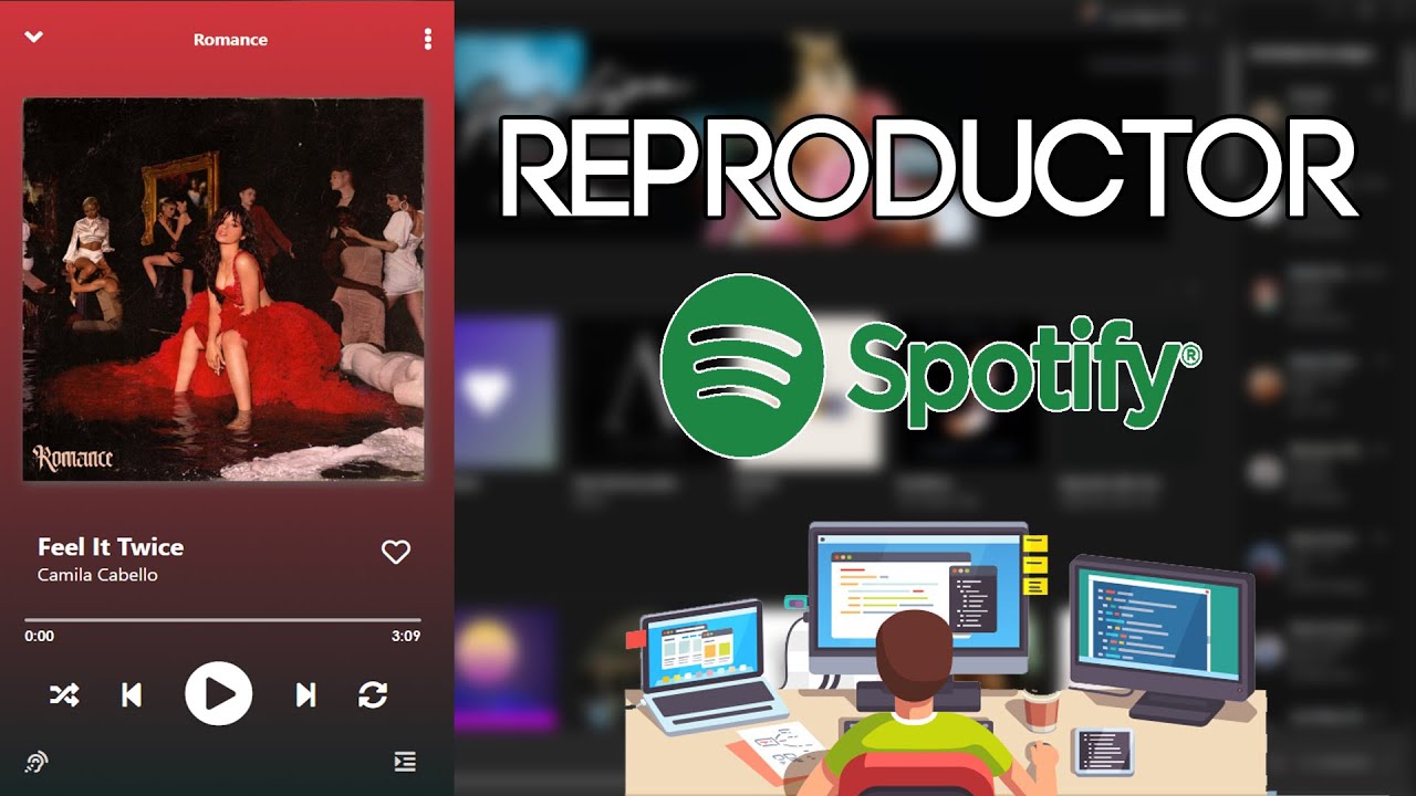 Reproductor Tipo Spotify, HTML, CSS y JavaScript