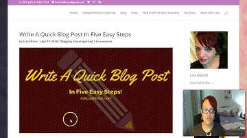 Write A Blog Post In Five Easy Steps