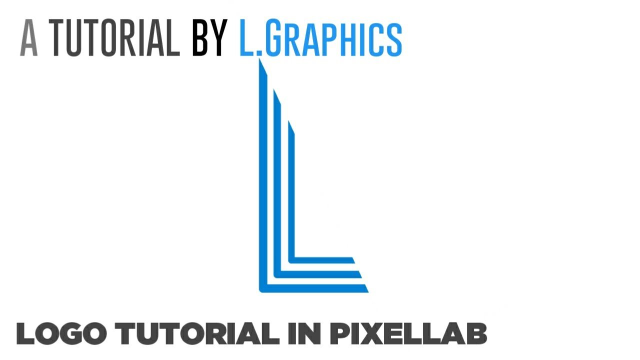  Logo  tutorial  in pixellab by L Graphics YouTube