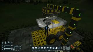 unmanned bulk logistics with rovers in space engineers  No scripts required