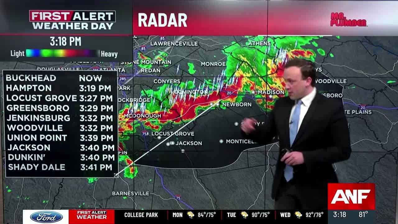 First Alert Forecast | Today is a First Alert Weather Day as rounds of ...
