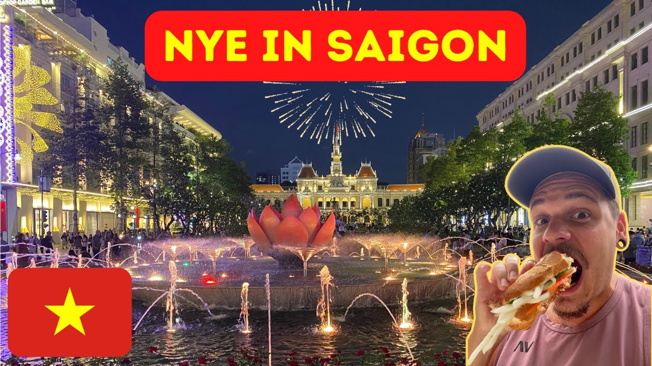 Celebrating NYE in INSANELY BUSY Ho Chi Minh + The