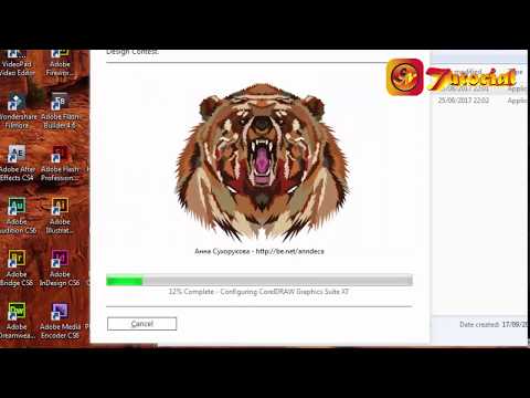 Cara Instal CorelDraw X7 32bit