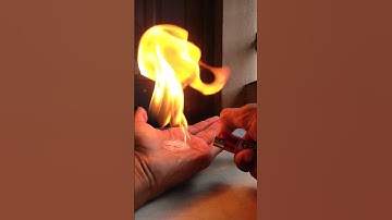 Hand Fire🔥 Science Experiment #shorts #science #viral #shortsfeed