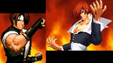 KYO VS IORI 🔥 SECRET FIGHT KOF 97 ENGLISH ( THE KING OF FIGHTERS ) TEAM JAPAN HIDDEN ENDING
