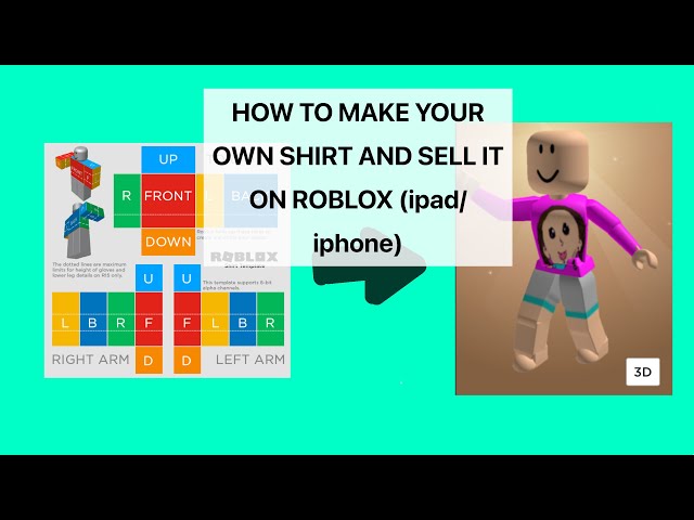 How to make a roblox shirt on iPad! 