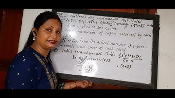 class 7, exercise 10.6, divide ( words problem)