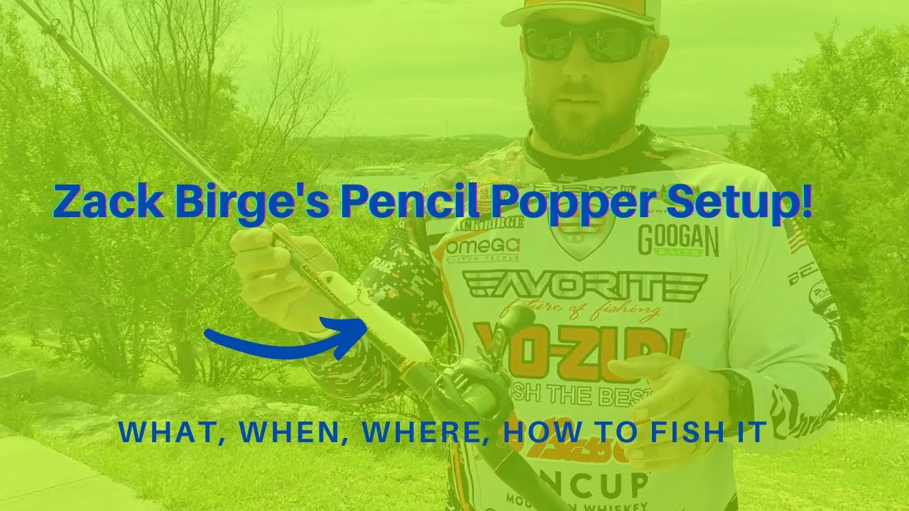 Zack Birge's Pencil Popper rig rundown! 