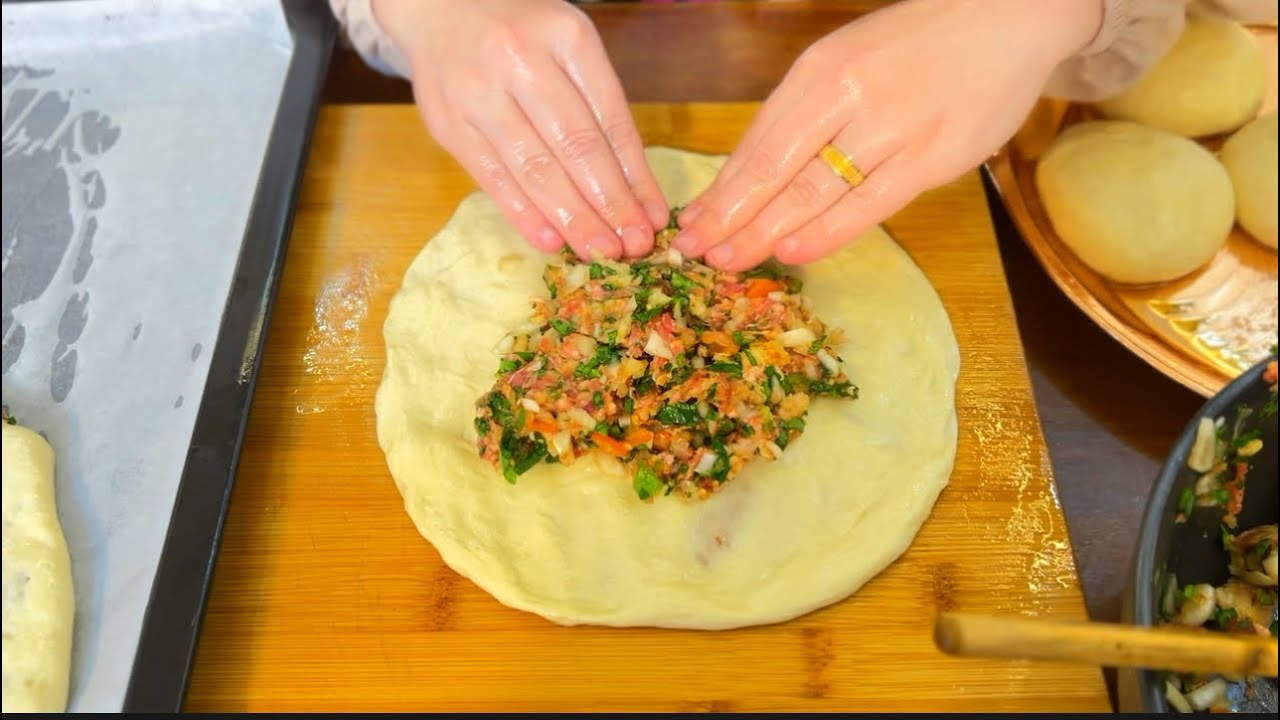 ‏نسوي فرافير من محافظاتتنا الغربية من طحين حصه بس بدون تنور حساء الدجاج التركي الفوتشيني بصوص الأحمر