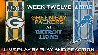 Packers vs Lions Live Play by Play & Reaction