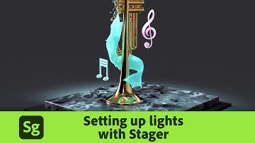 Setting up Lights with Substance 3D Stager | Adobe Substance 3D