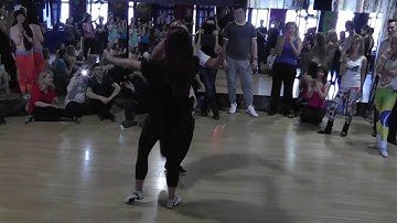 Kadu & Larissa, Zouk Workshop 3, Snow Burner Zouk Fest 2014