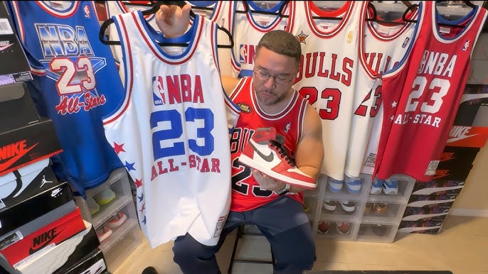 Comparison - The 1996 Michael Jordan NBA All-Star Game Jersey by