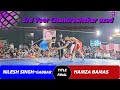 Nilesh singh  gabbar b vs hamza bamas r  title final 3rd veer chandra shekar azad wc