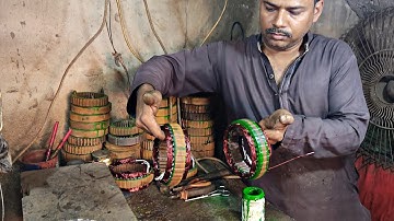 Stator coil Restoration | How to Alternator coil winding manually