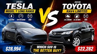 Tesla Model Y vs Toyota RAV4 – Which SUV Would You Choose ?