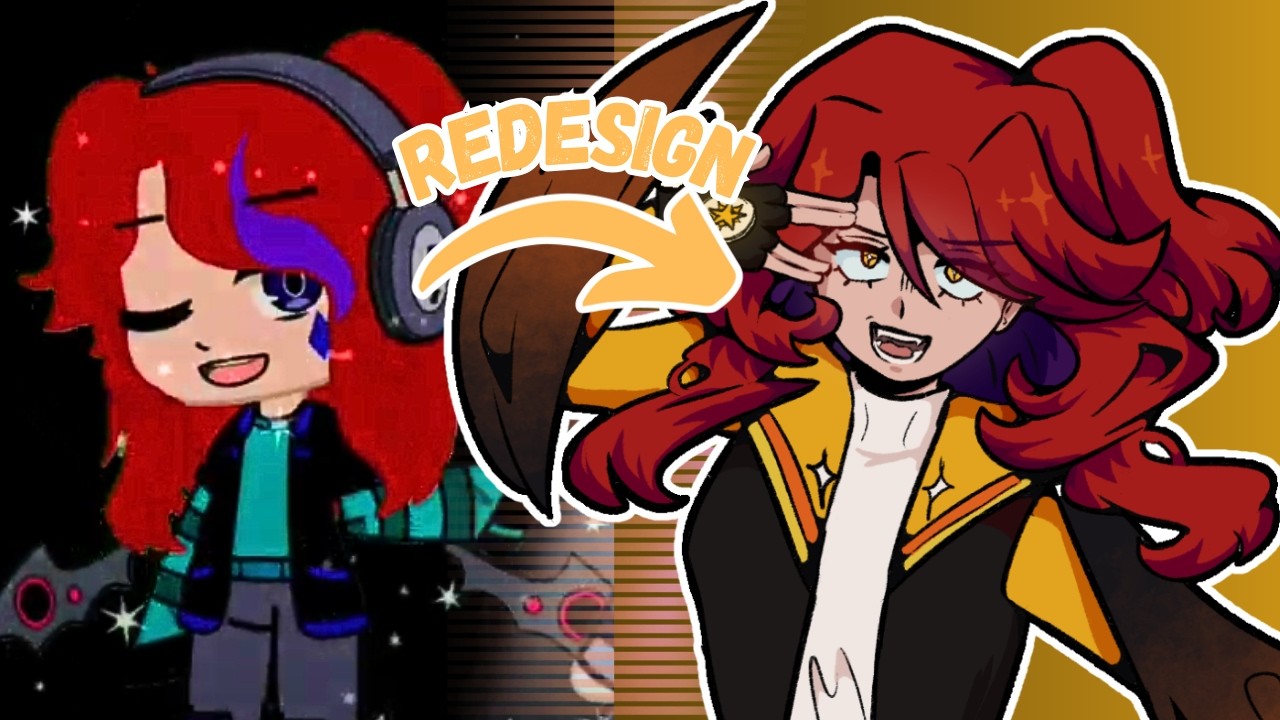 Redesigning my VILLAIN GACHA OCS ☆ speedpaint + commentary - YouTube